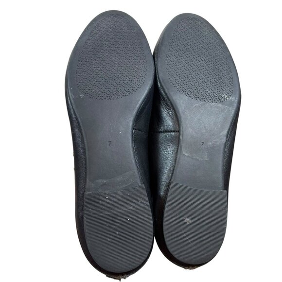 Tory Burch Reva Black Ballet Flats - Picture 7 of 7